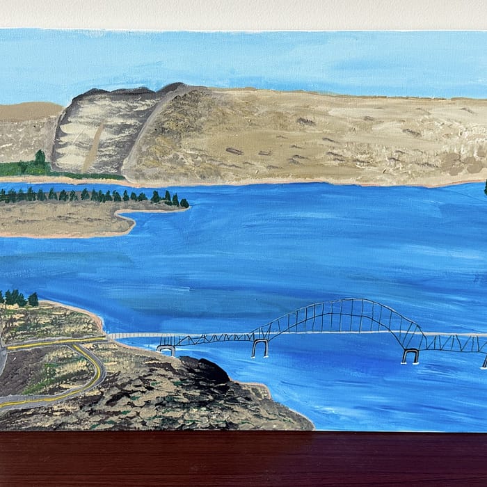 Journey to the Gorge - Original Acrylic Painting