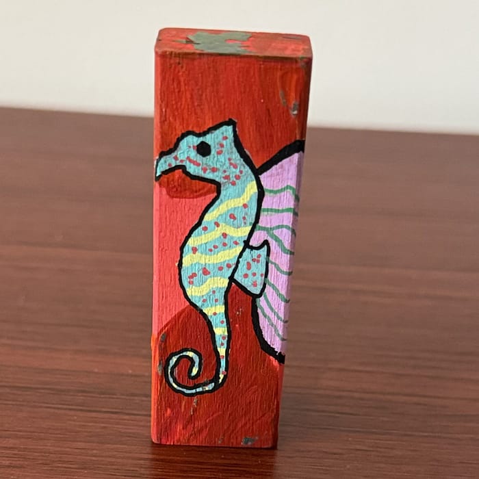 Seahorse Jenga Art